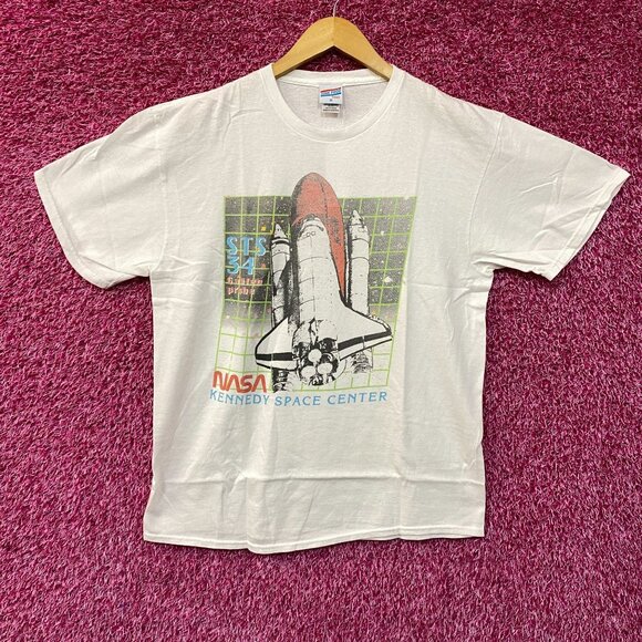 NASA STS-34 Galileo Probe Kennedy Space Center Promo Tee Medium - Picture 1 of 4